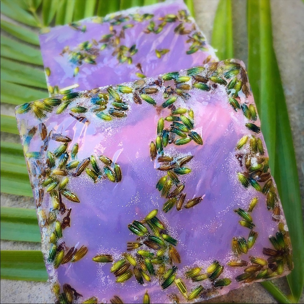 Lavender Bar Soap w/ Lavender Seeds